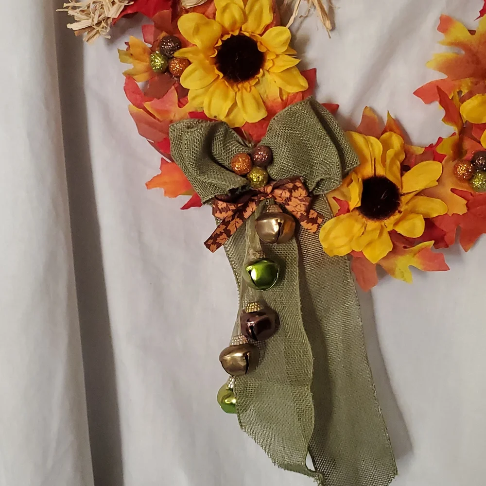 A beautiful FALL Wreath for your home.